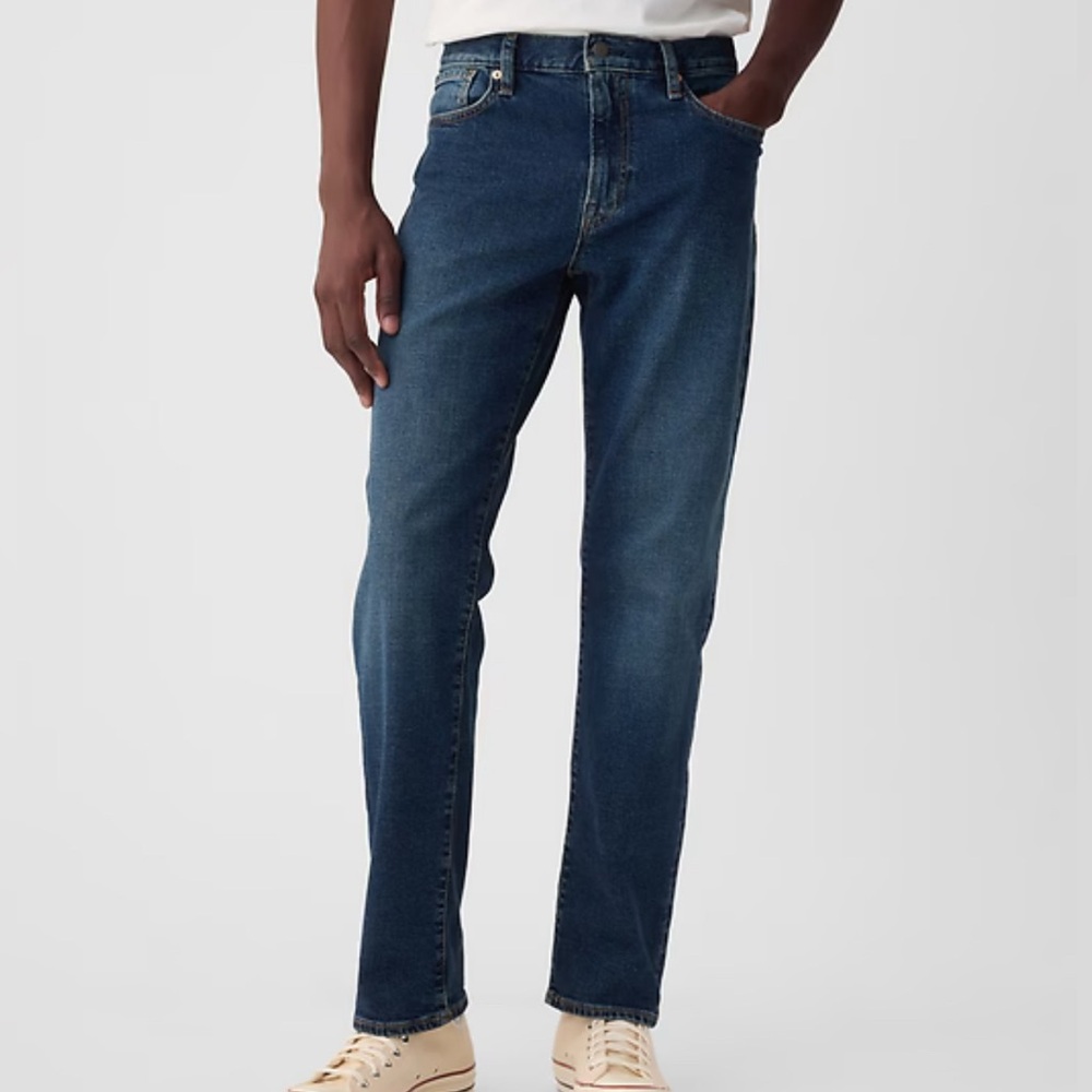 GAP Men's Straight GAPFLEX Classic Indigo Jeans